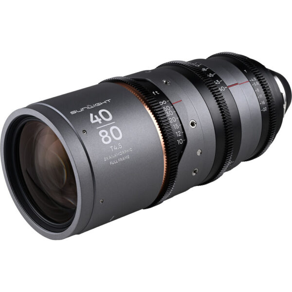 Venus Optics Laowa Sunlight 40-80mm T4.5 2x FF Anamorphic Zoom (ARRI PL, Amber)