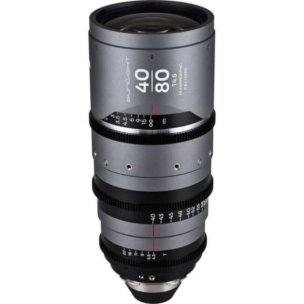 Venus Optics Laowa Sunlight 40-80mm T4.5 2x FF Anamorphic Zoom (ARRI PL, Silver)