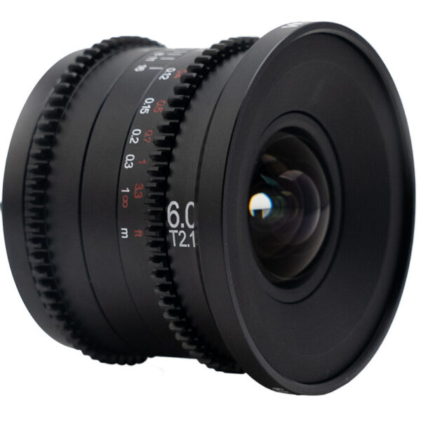 Venus Optics Laowa Zero-D Cine 6mm T2.1 Lens (MFT, Feet/Meters) view 3