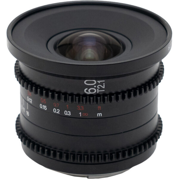 Venus Optics Laowa Zero-D Cine 6mm T2.1 Lens (MFT, Feet/Meters) view 5