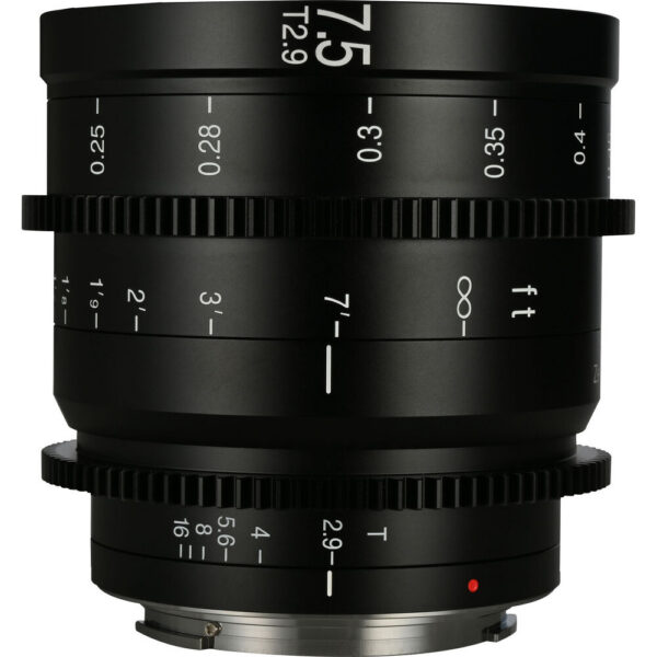 Venus Optics Laowa Zero-D S35 7.5mm T/2.9 Cine Lens (Canon RF, Feet/Meters)