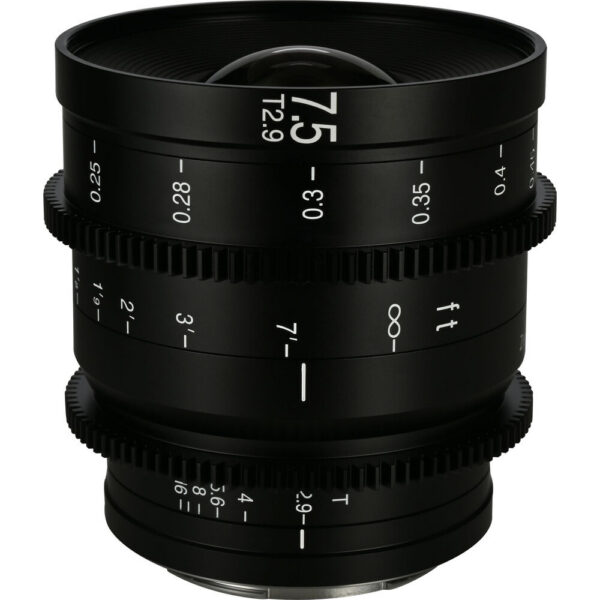 Venus Optics Laowa Zero-D S35 7.5mm T/2.9 Cine Lens (Nikon Z, Feet/Meters)
