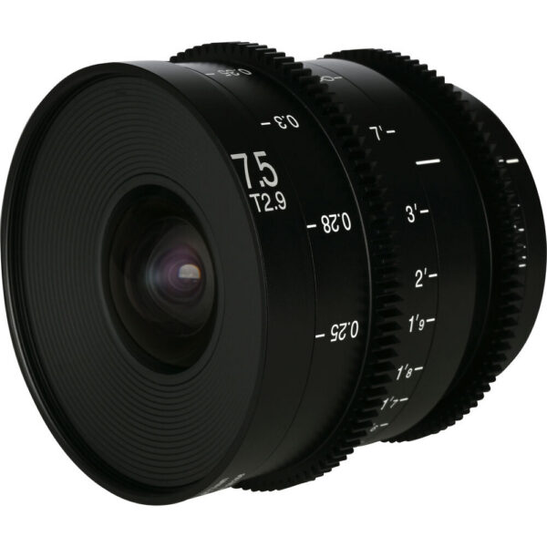 Venus Optics Laowa Zero-D S35 7.5mm T/2.9 Cine Lens (Nikon Z, Feet/Meters) view 3