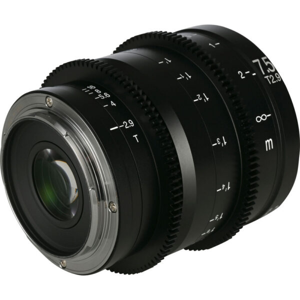 Venus Optics Laowa Zero-D S35 7.5mm T/2.9 Cine Lens (Nikon Z, Feet/Meters) view 4