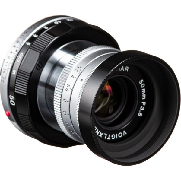 Voigtlander APO-LANTHAR 50mm f/3.5 Type I VM Lens (Leica M, Black and Chrome) view 4