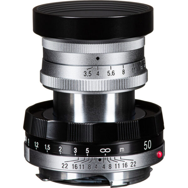 Voigtlander APO-LANTHAR 50mm f/3.5 Type I VM Lens (Leica M, Black and Chrome)