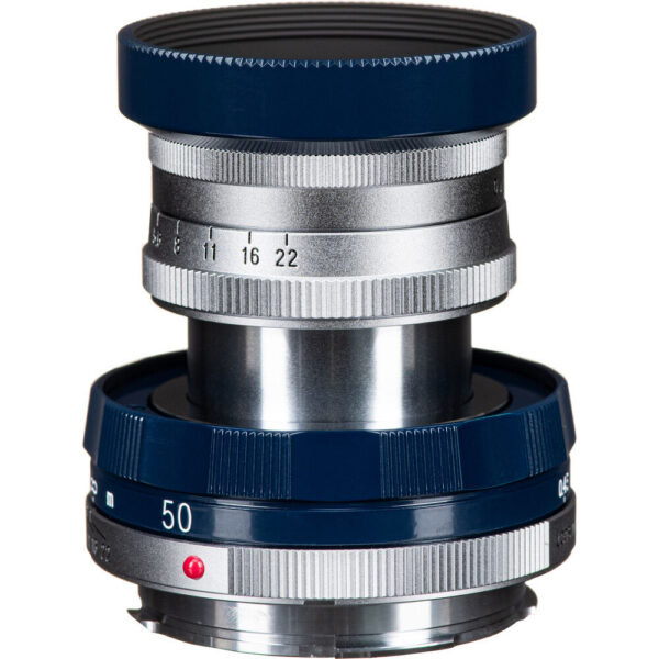 Voigtlander APO-LANTHAR 50mm f/3.5 Type I VM Lens (Leica M, Navy and Chrome)