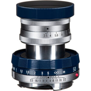 Voigtlander APO-LANTHAR 50mm f/3.5 Type I VM Lens (Leica M, Navy and Chrome)