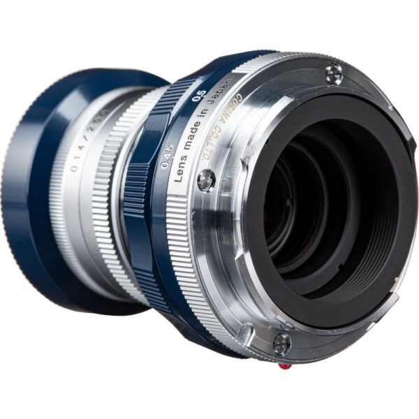 Voigtlander APO-LANTHAR 50mm f/3.5 Type I VM Lens (Leica M, Navy and Chrome) view 5