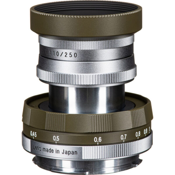 Voigtlander APO-LANTHAR 50mm f/3.5 Type I VM Lens (Leica M, Olive and Chrome) view 3