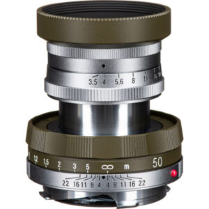 Voigtlander APO-LANTHAR 50mm f/3.5 Type I VM Lens (Leica M, Olive and Chrome)