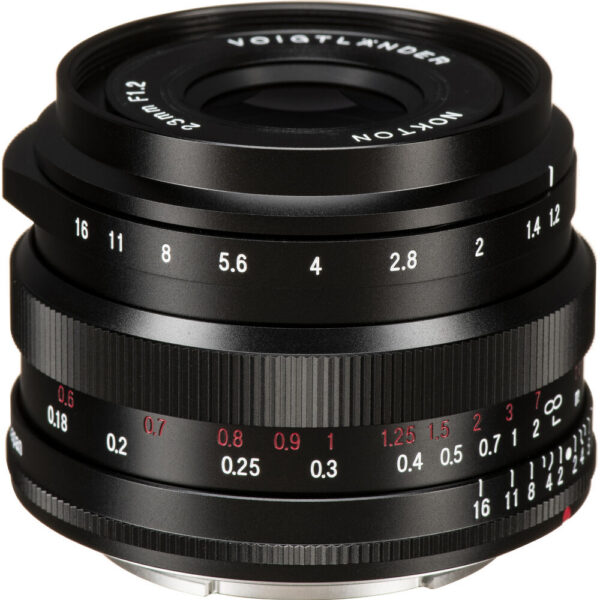 Voigtlander Nokton 23mm f/1.2 Aspherical Lens (FUJIFILM X, Black)