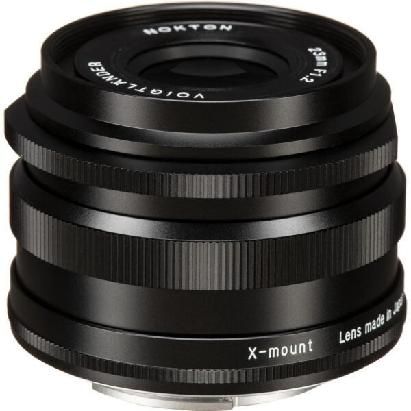 Voigtlander Nokton 23mm f/1.2 Aspherical Lens (FUJIFILM X, Black) view 4