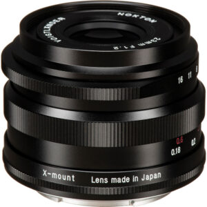Voigtlander Nokton 23mm f/1.2 Aspherical Lens (FUJIFILM X, Black)