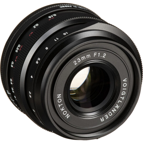 Voigtlander Nokton 23mm f/1.2 Aspherical Lens (FUJIFILM X, Black) view 5