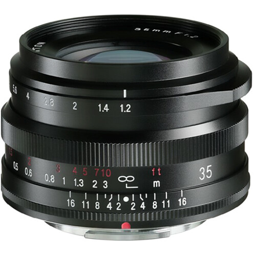 Voigtlander Nokton 35mm f/1.2 X Lens (FUJIFILM X, Black)