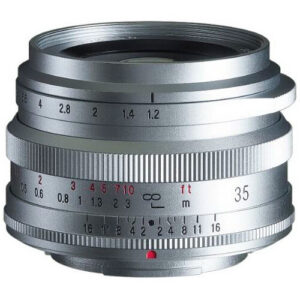 Voigtlander Nokton 35mm f/1.2 X Lens (FUJIFILM X, Silver)