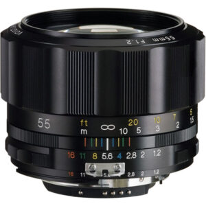 Voigtlander Nokton 55mm f/1.2 SL IIs Lens (Nikon AI-S)