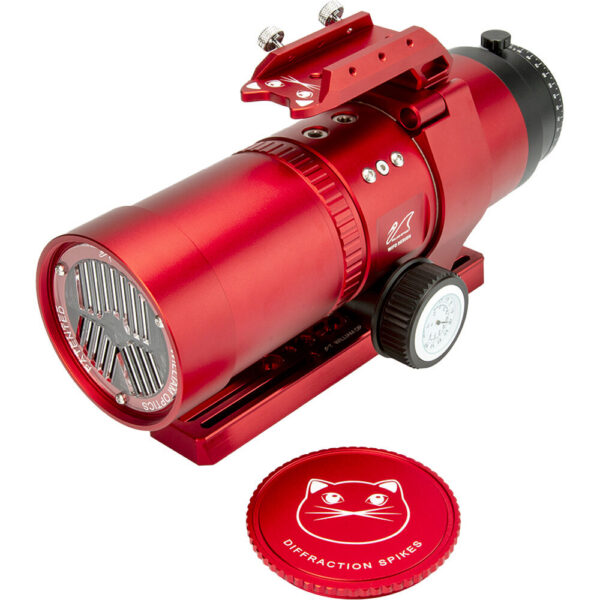 William Optics Cat 51 WIFD 51mm f/4.9 Apochromatic Refractor Telescope (OTA Only, Red) view 3
