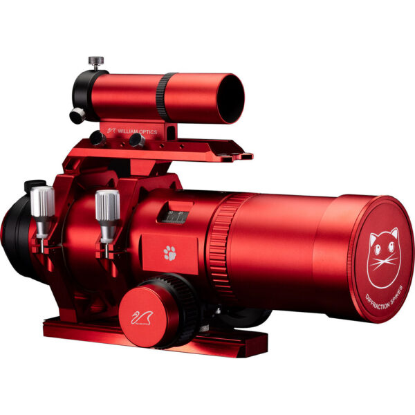 William Optics Cat 61 WIFD 61mm f/4.9 Apochromatic Refractor Telescope (Red, OTA Only) view 6