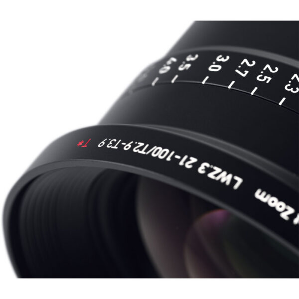 ZEISS 21-100mm T2.9-3.9 Lightweight Zoom LWZ.3 Lens (PL Mount, Feet) view 6