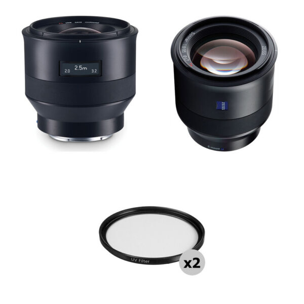ZEISS Batis 25mm and 85mm Lens Kit with UV Filters for Sony E view 4