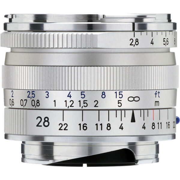 ZEISS Biogon T* 28mm f/2.8 ZM Lens (Silver)