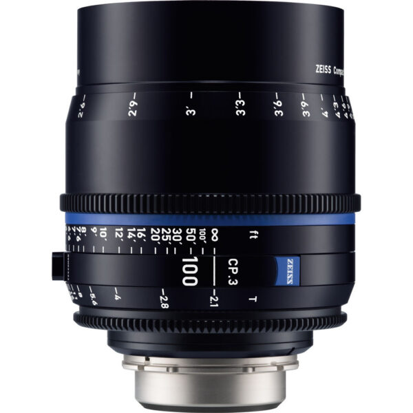 ZEISS CP.3 100mm T2.1 Compact Prime Lens (MFT Mount, Feet)
