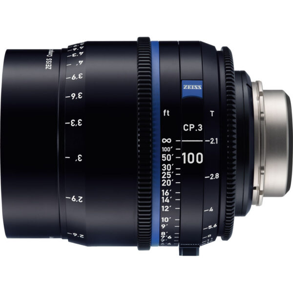 ZEISS CP.3 100mm T2.1 Compact Prime Lens (PL Mount, Feet)