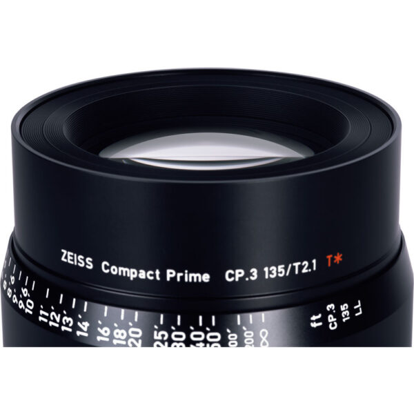 ZEISS CP.3 135mm T2.1 Compact Prime Lens (PL Mount, Feet) view 3