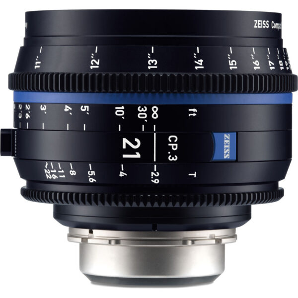 ZEISS CP.3 21mm T2.9 Compact Prime Lens (MFT Mount, Feet)