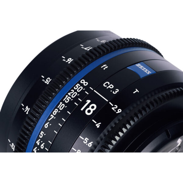 ZEISS CP.3 28mm T2.1 Compact Prime Lens (MFT Mount, Feet) view 4