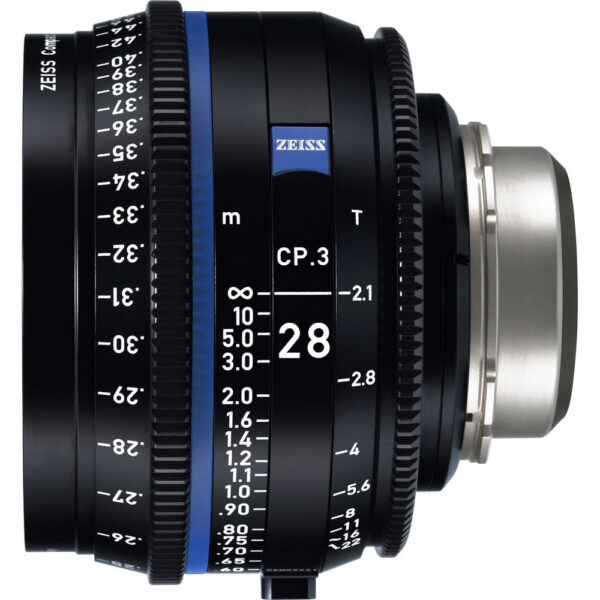 ZEISS CP.3 28mm T2.1 Compact Prime Lens (PL Mount, Feet)