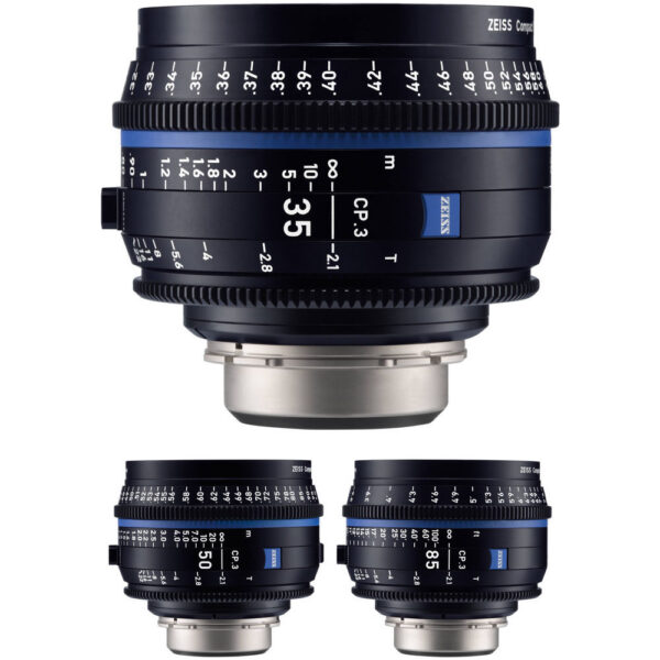 ZEISS CP.3 35, 50, 85mm Three Lens Kit (EF Mount, Feet) view 4