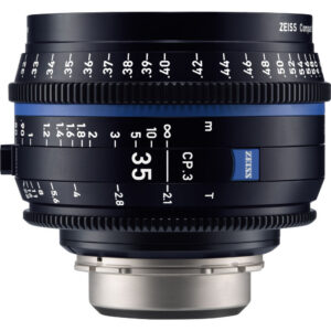 ZEISS CP.3 35mm T2.1 Compact Prime Lens (MFT Mount, Feet)