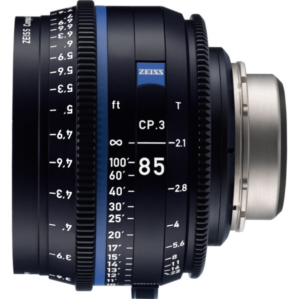 ZEISS CP.3 85mm T2.1 Compact Prime Lens (PL Mount, Feet) view 2
