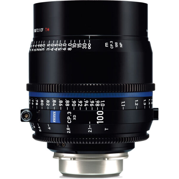 ZEISS CP.3 XD 100mm T2.1 Compact Prime Lens (PL Mount, Feet)