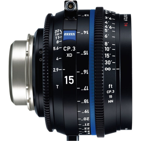 ZEISS CP.3 XD 15mm T2.9 Compact Prime Lens (PL Mount, Feet) view 2