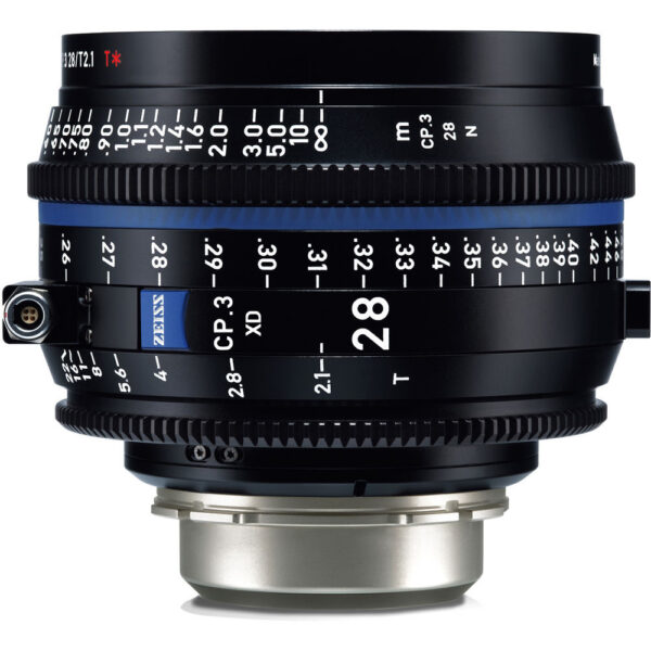 ZEISS CP.3 XD 28mm T2.1 Compact Prime Lens (PL Mount, Feet)