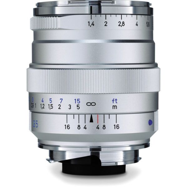 ZEISS Distagon T* 35mm f/1.4 ZM Lens (Silver) view 2