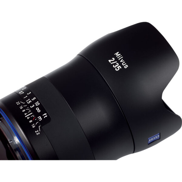 ZEISS Milvus 35mm f/2 ZE Lens for Canon EF view 4