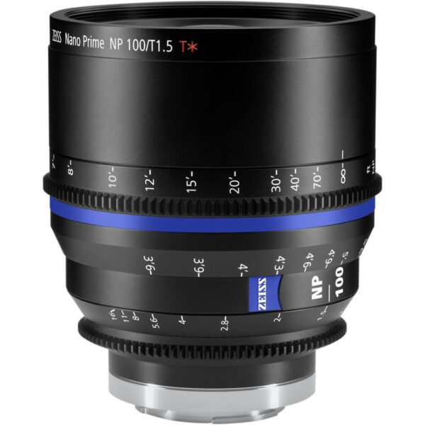 ZEISS Nano Prime 100mm T1.5 Cine Lens (Sony E, Feet) view 3