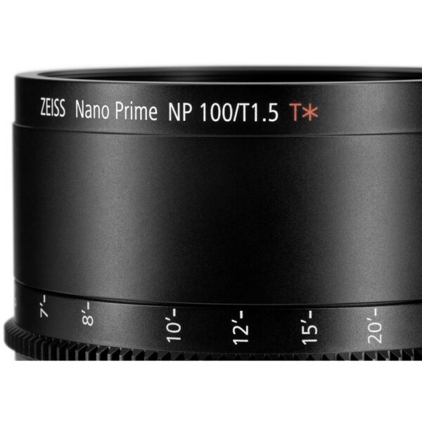 ZEISS Nano Prime 100mm T1.5 Cine Lens (Sony E, Feet) view 6