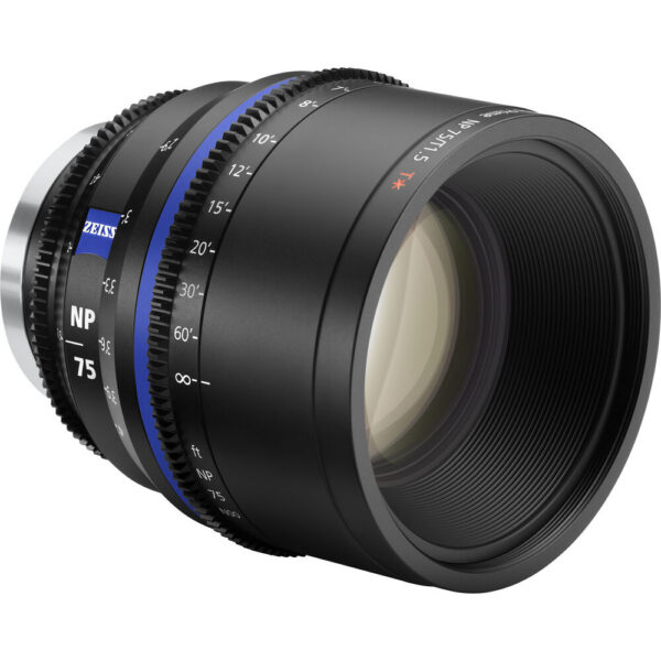 ZEISS Nano Prime 75mm T1.5 Cine Lens (Sony E, Feet) view 3