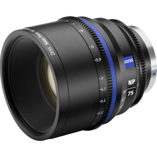 ZEISS Nano Prime 75mm T1.5 Cine Lens (Sony E, Feet) view 4