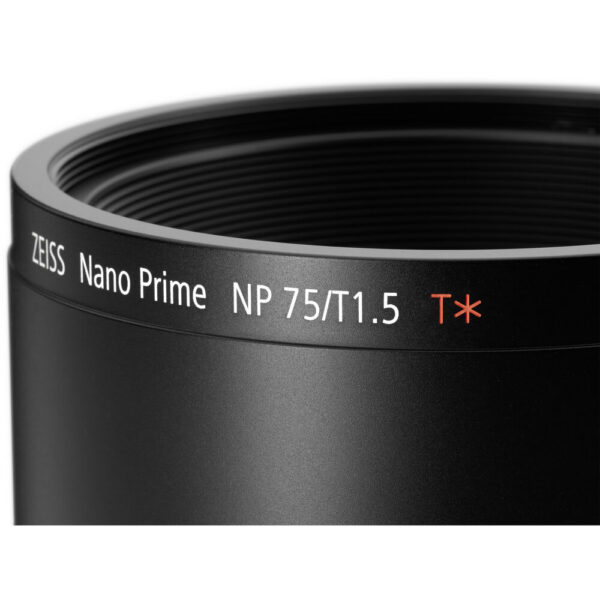 ZEISS Nano Prime 75mm T1.5 Cine Lens (Sony E, Feet) view 6