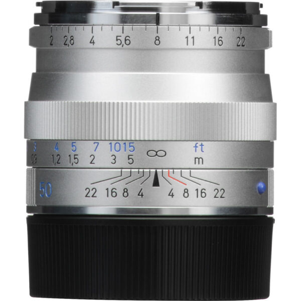 ZEISS Planar T* 50mm f/2 ZM Lens (Silver)