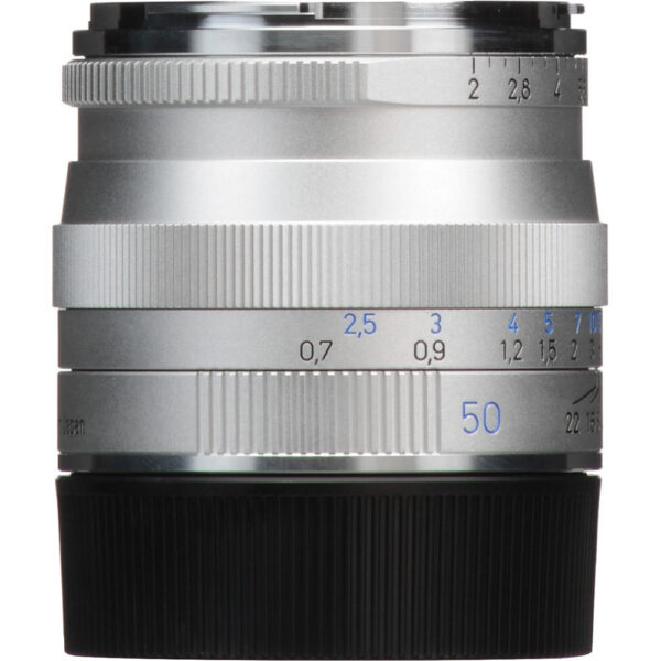 ZEISS Planar T* 50mm f/2 ZM Lens (Silver) view 4