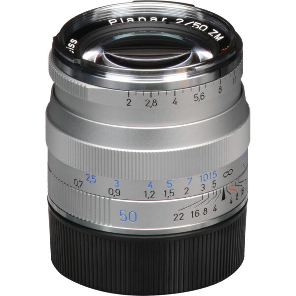 ZEISS Planar T* 50mm f/2 ZM Lens (Silver) view 5
