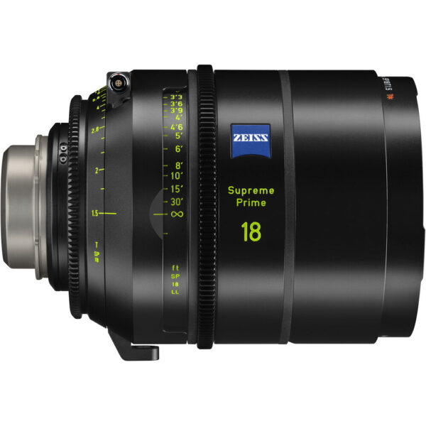 ZEISS Supreme Prime 18mm T1.5 Lens (Feet, PL Mount) view 2